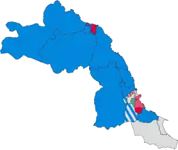 2019 results map