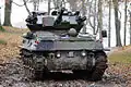 14 Scorpion CVR(T) tracked reconnaissance vehicles were in use from the 1980s until their retirement in 2017.[53]