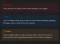 Three callouts, one custom (through a CSS snippet), used in word-processing, rendered in Obsidian.[3]