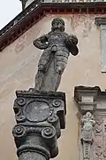 Statue of Sebastian Grabner on the Rosenburg