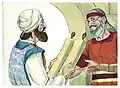 Hilkiah reported to Shaphan about the discovery of the Book of the Law