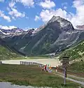 The Seekogel as seen from the east from the Riffelsee