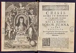 Image 1Portrait and book by Sor Juana Inés de la Cruz, Baroque poet and writer. (from Culture of Mexico)