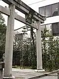 Torii with pentacle