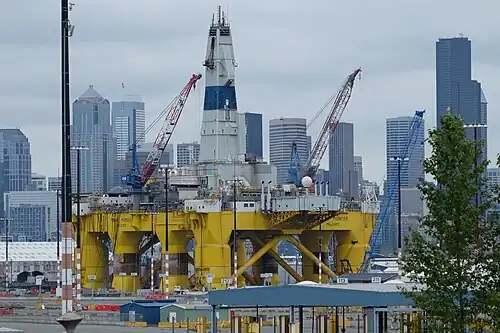 Polar Pioneer at Terminal 5 in 2015