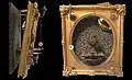 "Untitled (B.West)", 37 x 32 x 17 1/2 inches, Found objects including frames, mirrors, clocks, chains, fabric, butterflies, 2011