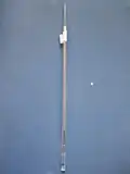 Fully assembled 8&nbsp;mm Shigemi tube, insert secured to outer tube with parafilm