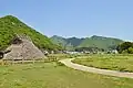 Shingu Miyauchi Ruins, looking towards the Yoshima Kofun