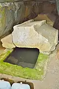 Sarcophagus in the Shōbuike Kofun
