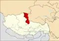 Location of Shuanghu Special District (outdated map, situation before 2012)