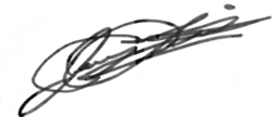 Signature of Jerry Litton