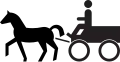 Drawn carriage