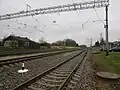 The end of the power line (View towards Krustpils)