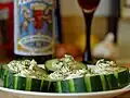 Savory salmon mousse