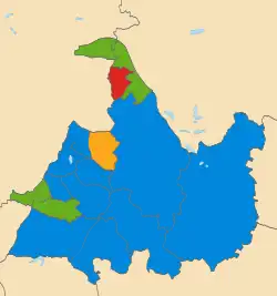 2018 results map