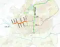 Songjiang tram under construction