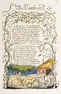 Songs of Innocence and of Experience, copy A, 1795 (British Museum), object 8 "The Lamb"