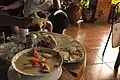 Image 3Some Nicaraguan cuisine: seafood soup, bread and beer