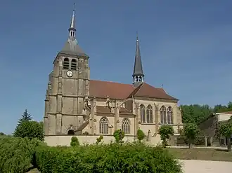 The church in Soulaines-Dhuys