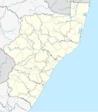 Howick is located in KwaZulu-Natal
