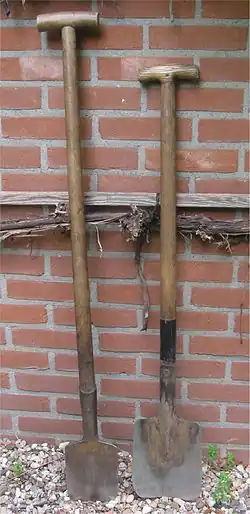 Two typical spades