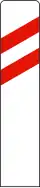 P-9b Approach of a level crossing or a moving bridge (right side)