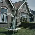 House with miniature wind mill