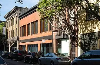 The same view of Pacific Street, but in 2014