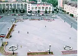 Central Square in Barysaw