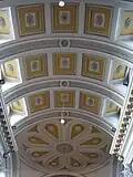 Ceiling with lunette windows bringing in light