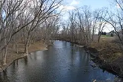 The St. Joseph River near the Williams County line