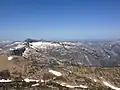 View from summit looking west to Heavenly Twins