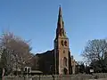 St Oswald's Church, St Oswald's Street, Old Swan, Tue Brook (1840–42; Grade II)