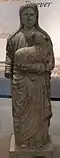 Atomic bombed Agnes of Urakami, displayed at United Nations Headquarters