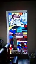 Lady chapel window in St Andrew and St Cuthbert Church in Kirkcudbright