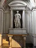The statue of Saint Catherine.