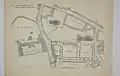 Bridge Street on an 1886 map of St John's College.