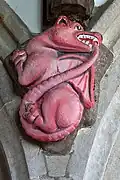 A roof corbel