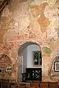 11th-century wall painting in St Mary's Church