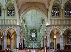 Interior facing east in 2014