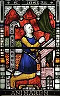 Window depicting Sir Richard Burton