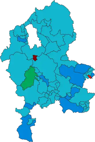 2025 results map
