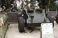 Staghound armoured car under restoration in the museums collection 2008