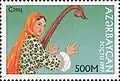 Cǝnq, an arched harp of Azerbaijan.