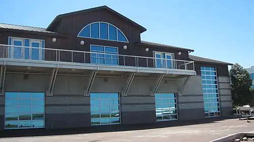 Rear of the center