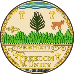 Official seal of Vermont