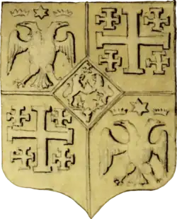 The Coat of arms of Gjon Kastrioti II