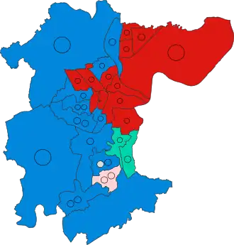 2023 results map