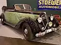 1939 convertible version with opened roof.