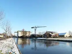 Hoendiep section near Stroobos (now Van Starkenborgh Canal)